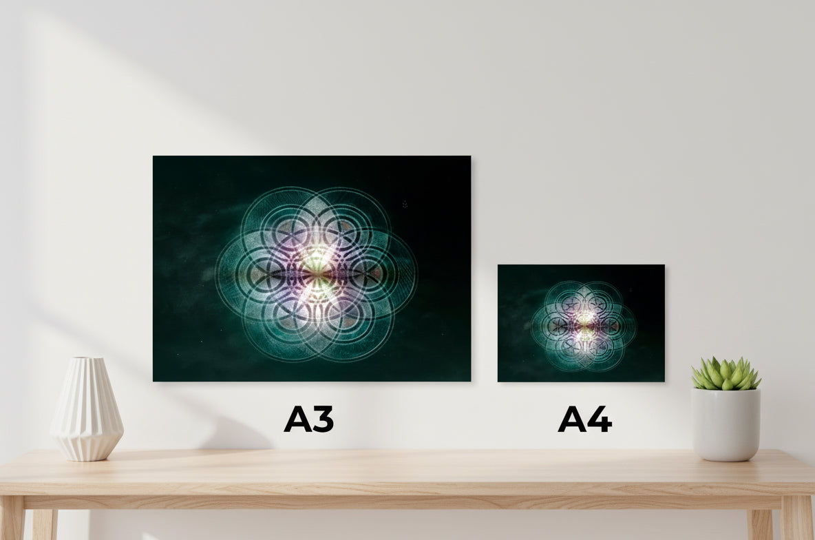 Fibonacci Sequence - Seed of Life Limited edition print