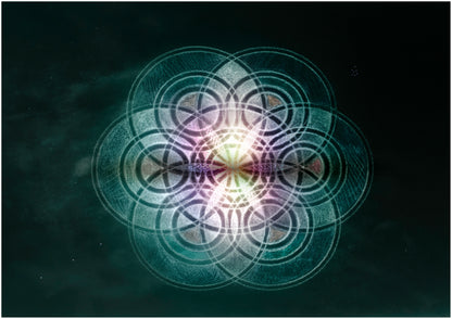 Fibonacci Sequence - Seed of Life Limited edition print
